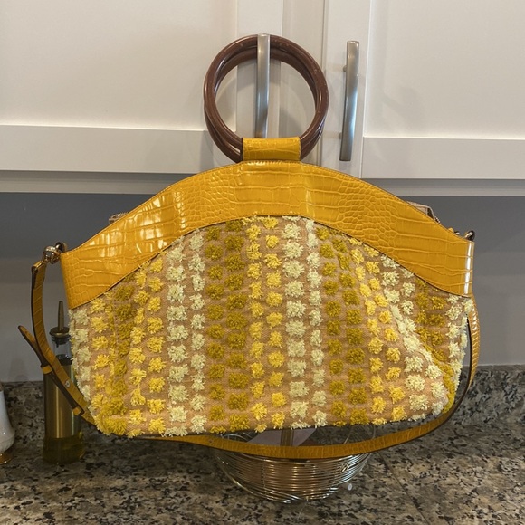 Sam Edelman yellow crocodile boho purse - Picture 13 of 13